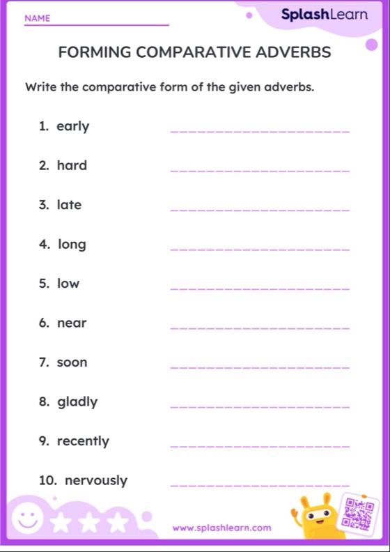 8 Adverb Exercises for 3rd Grade Students