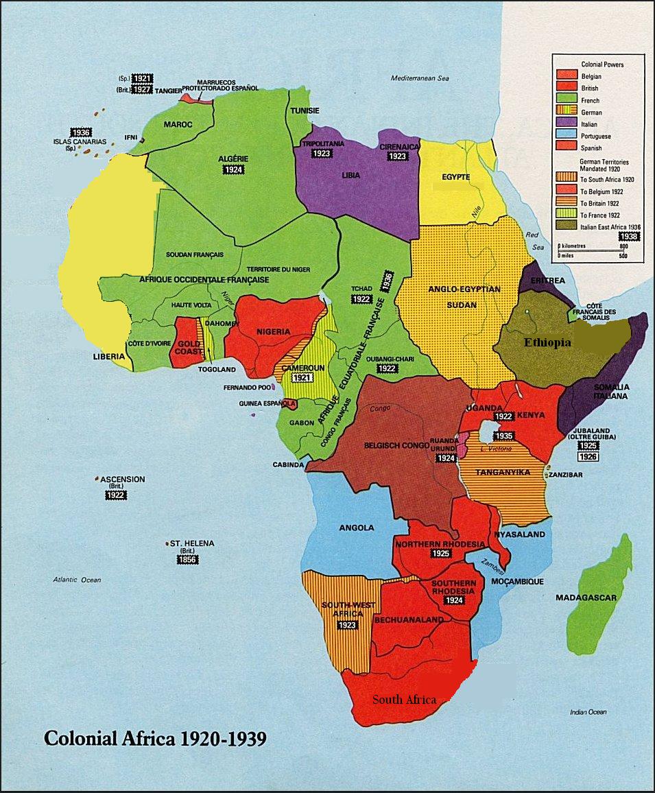 5 Ways to Learn from Africa in 1914 Map Worksheet