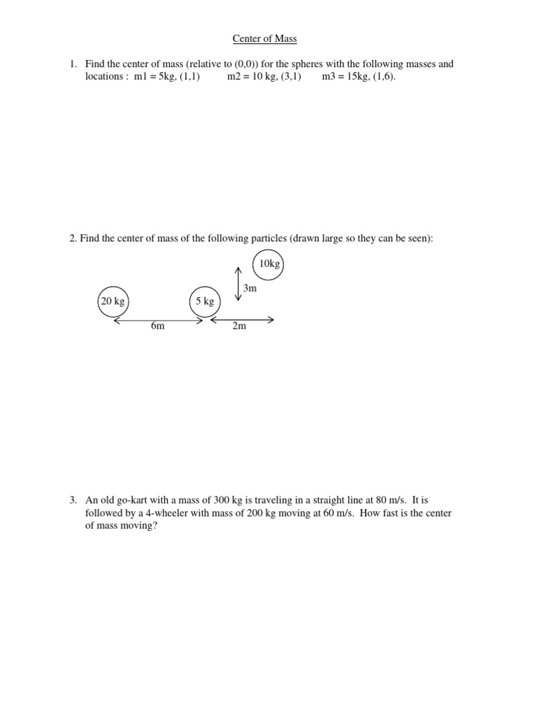 Air Mass Worksheet Pdf