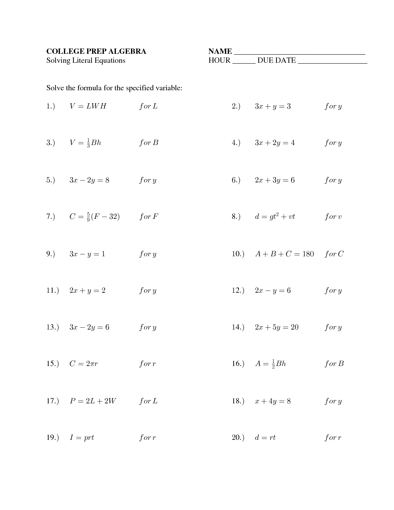 Algebra 1b Systems of Linear Inequalities Worksheet Answers