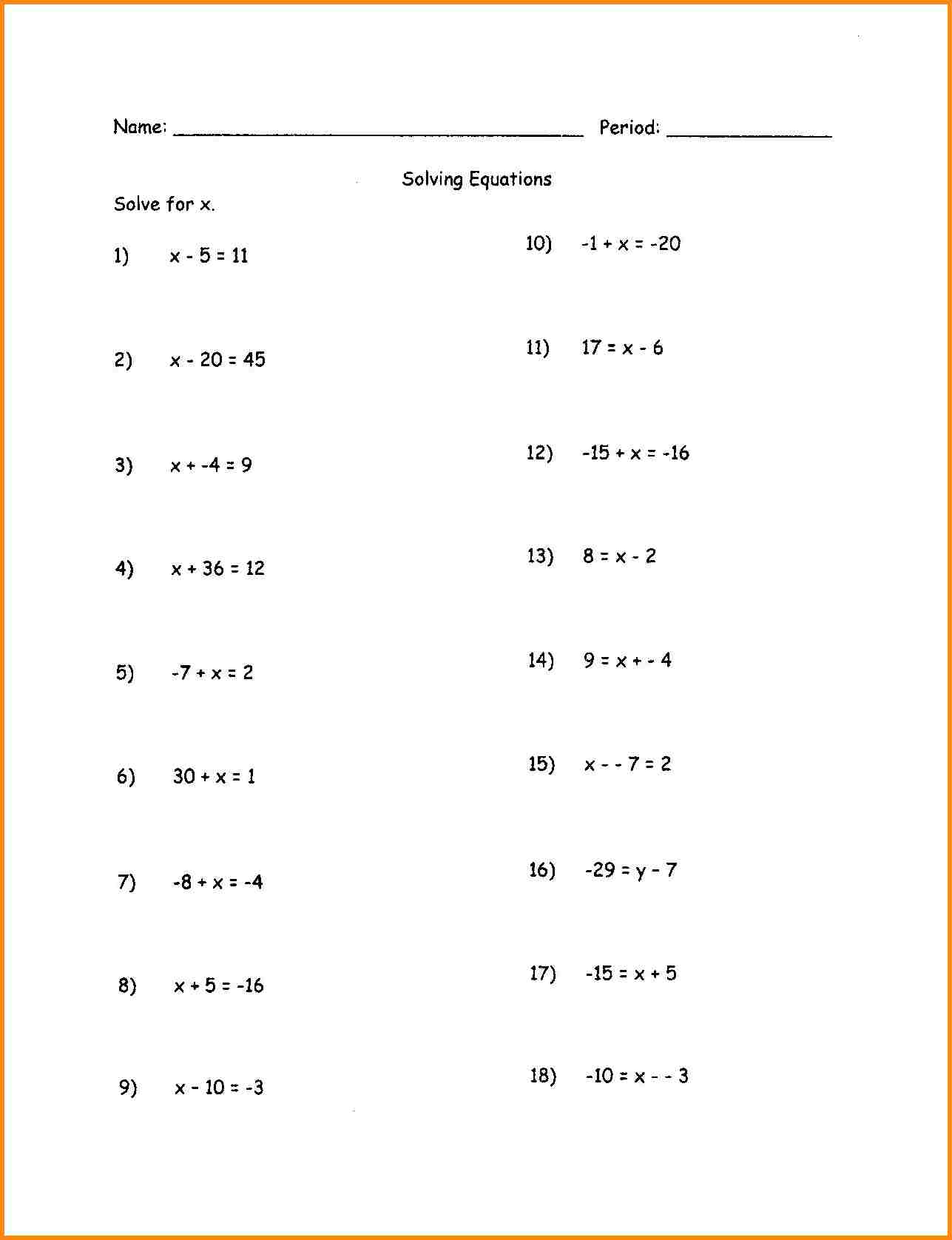 5 Ways to Solve Algebra Equations