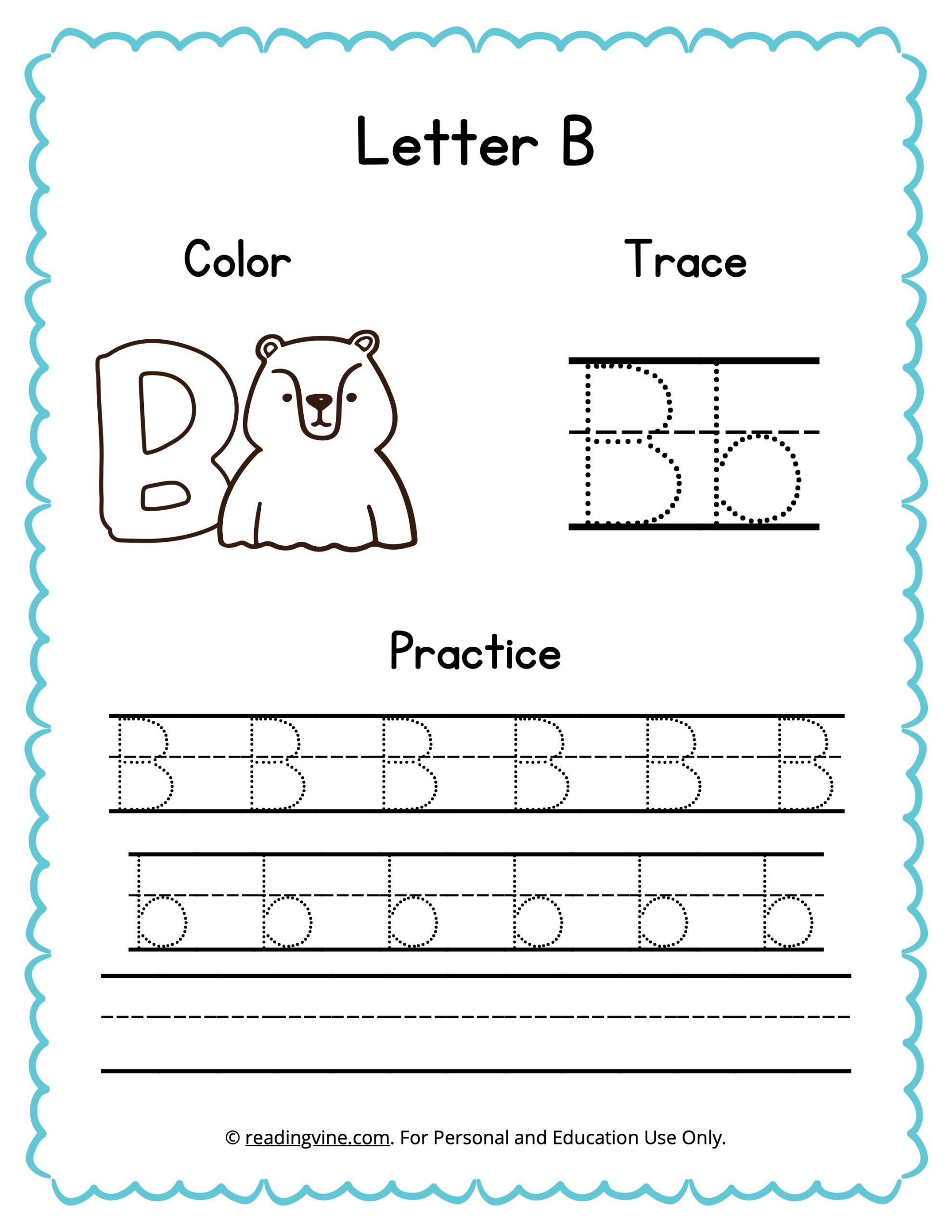 Alphabet Trace Worksheet for Preschool Learning Fun