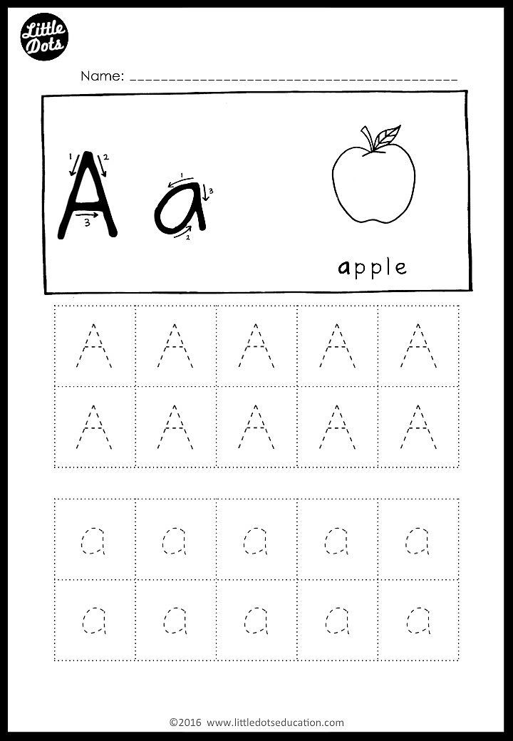 Alphabet Trace Worksheets for Kids' Early Learning Success