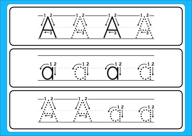 Alphabet Tracing Worksheets A-Z: Practice and Learn