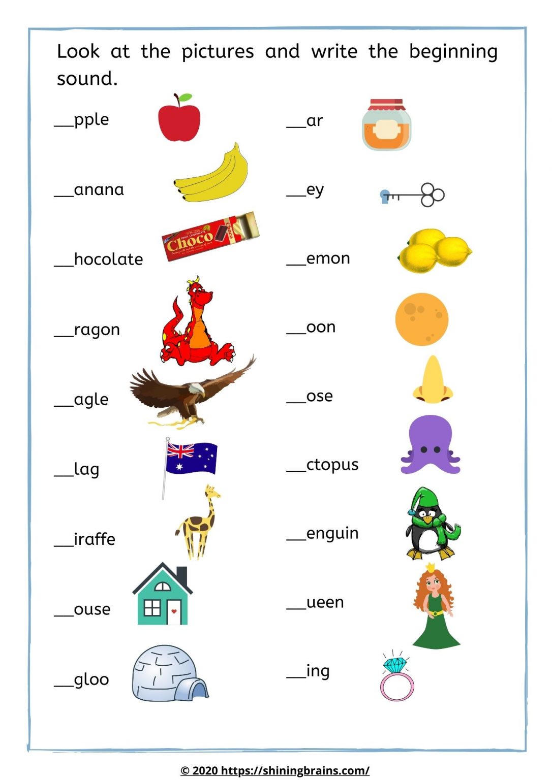 Alphabet Worksheet Pdf