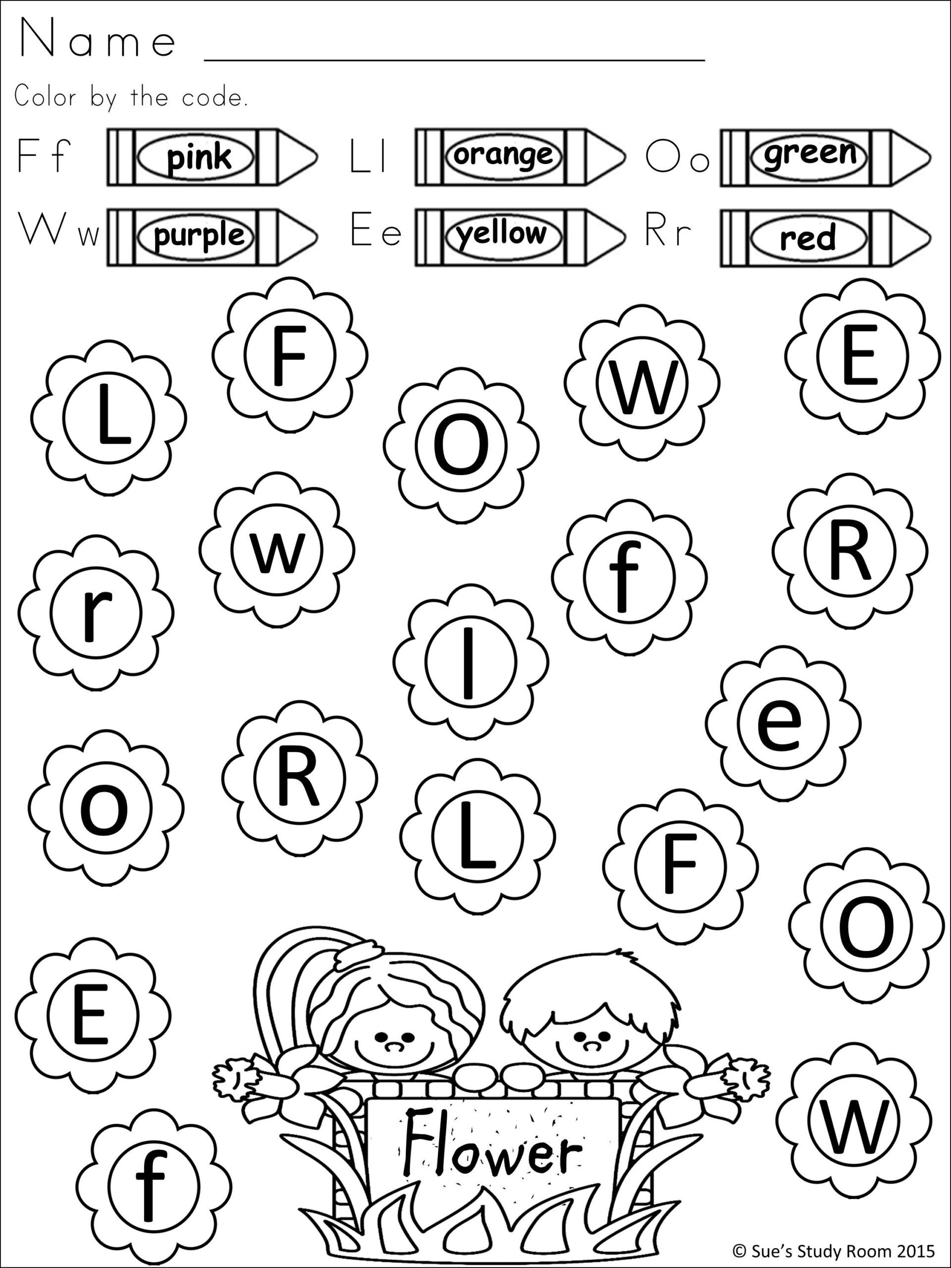 7 Fun Alphabet Worksheets for Pre K