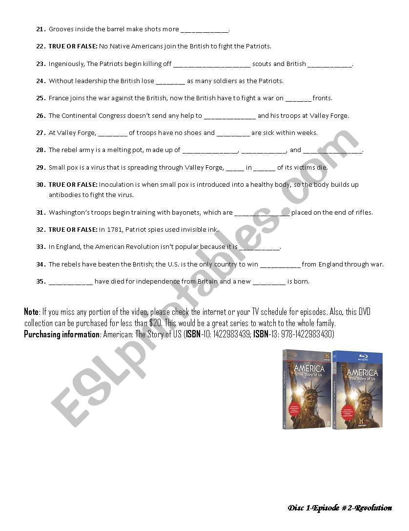 America the Story of Us Millennium Worksheet Answers