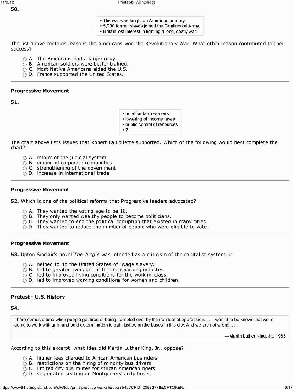 America The Story Of Us Worksheet Answers