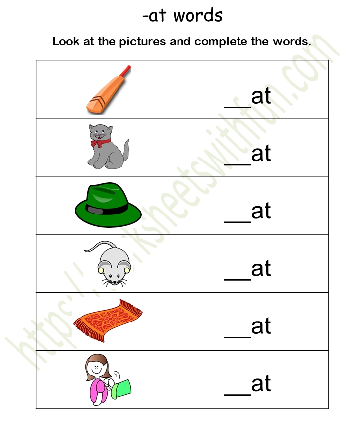 An Word Family List Printable Pdf Myteachingstation Com Worksheets