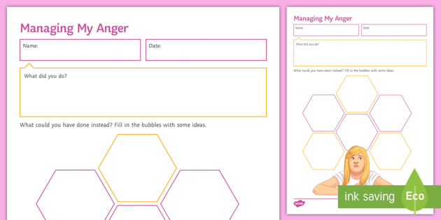 Anger Management Skill Cards Worksheet Psychpoint Worksheets Library