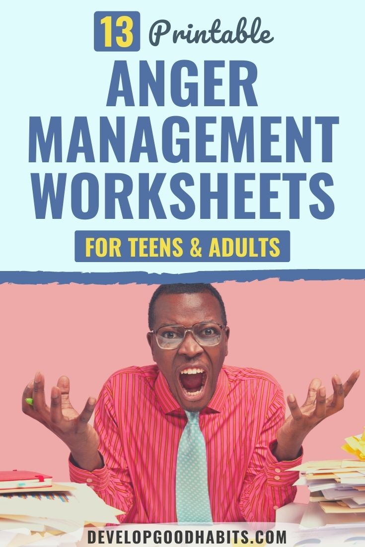 Anger Mgmt Worksheets