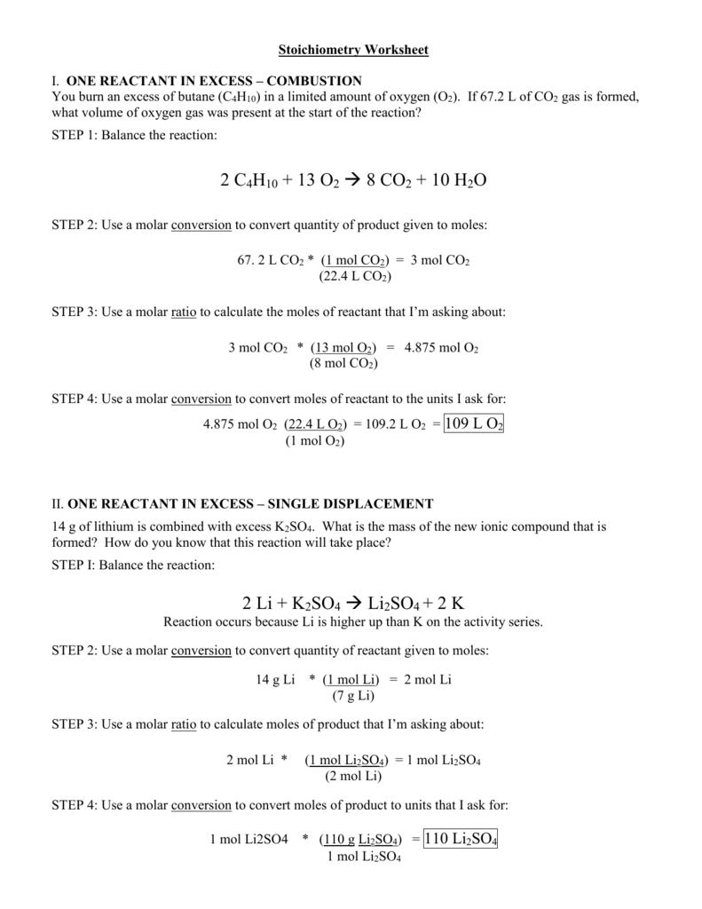 5 Easy Steps to Master Stoichiometry Worksheet Answers