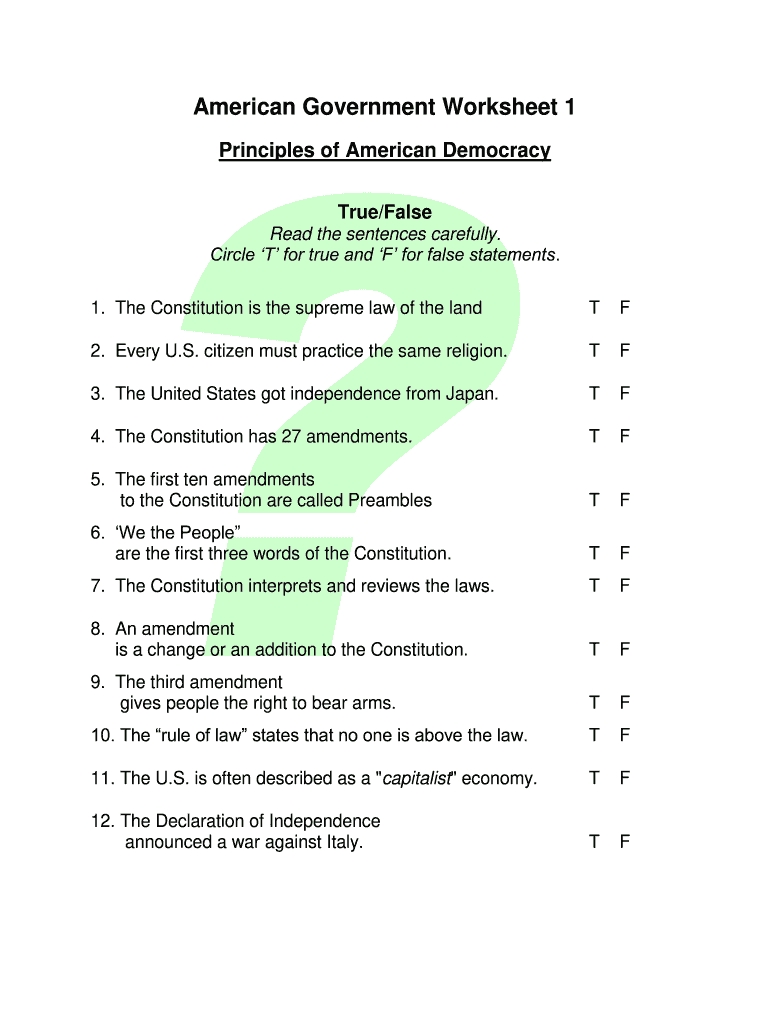 5 Ways to Master Answer Key Why Government Worksheet Answers