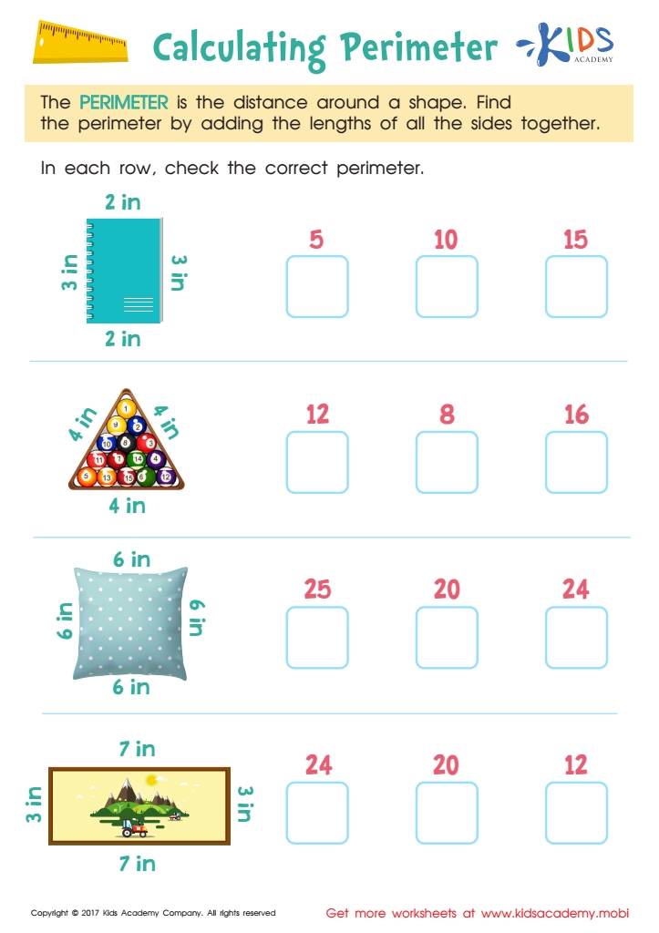 Grade 3 Area and Perimeter Worksheets for Fun Learning