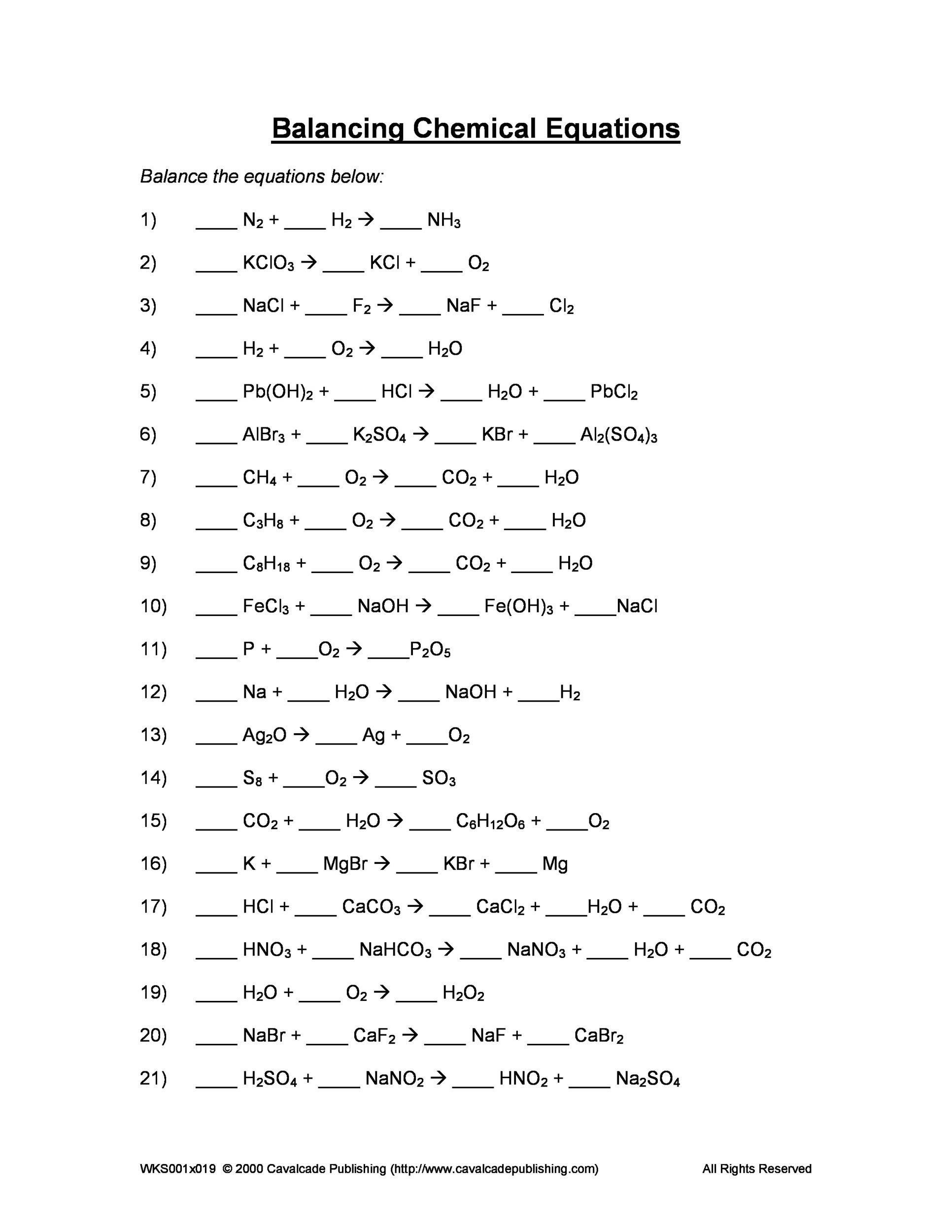 5 Ways to Balance Chemistry Equations Easily