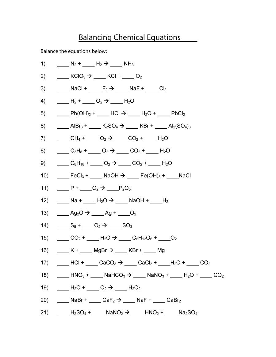 7 Tips to Balance Chemical Equations Easily