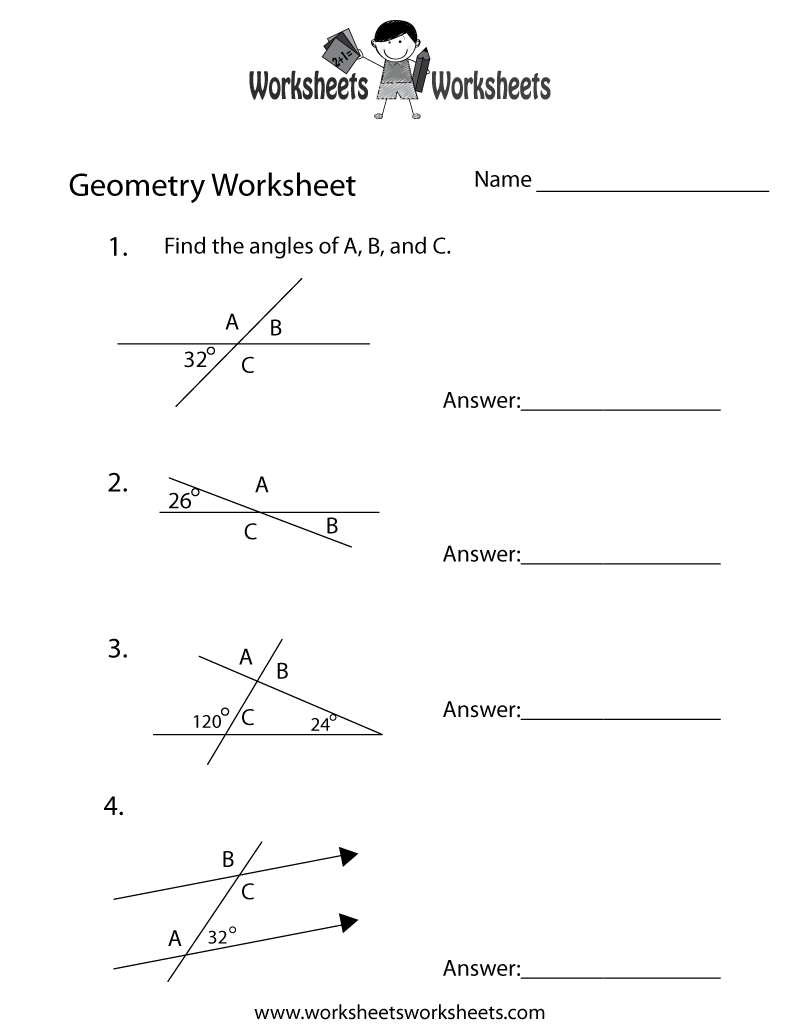 5 Ways to Master Beginner Geometry with Worksheets