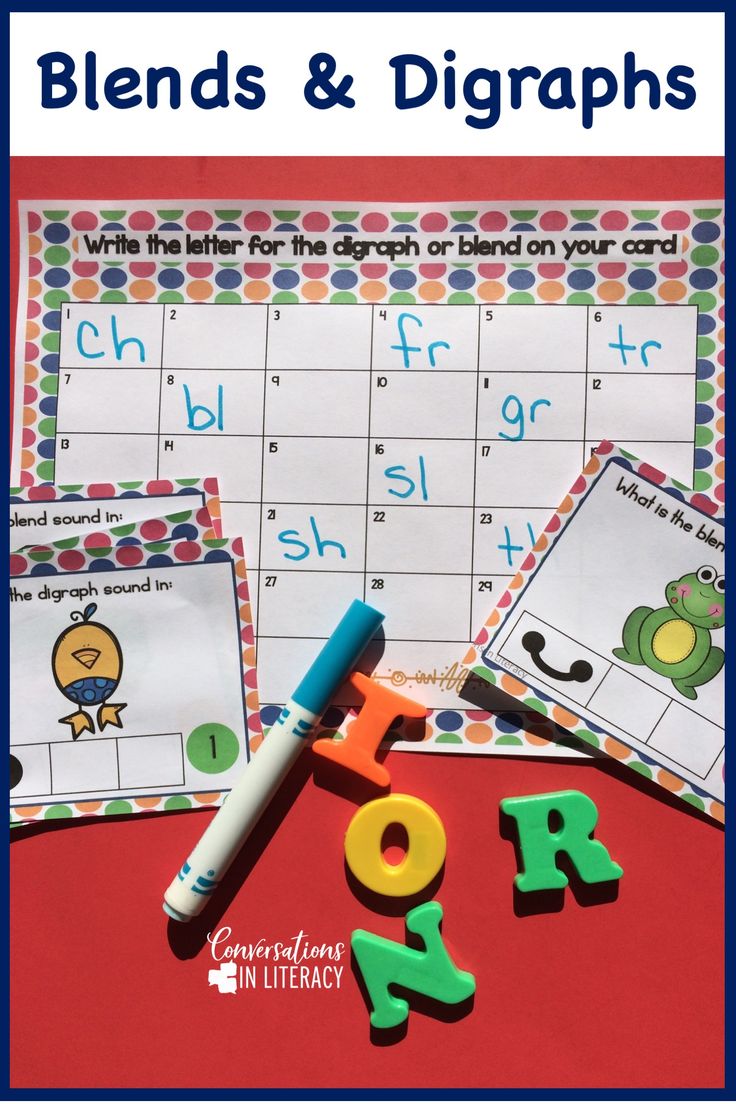 7 Fun Blends and Digraphs Worksheets for Kids