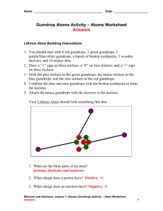 Build An Atom Worksheet Pdf