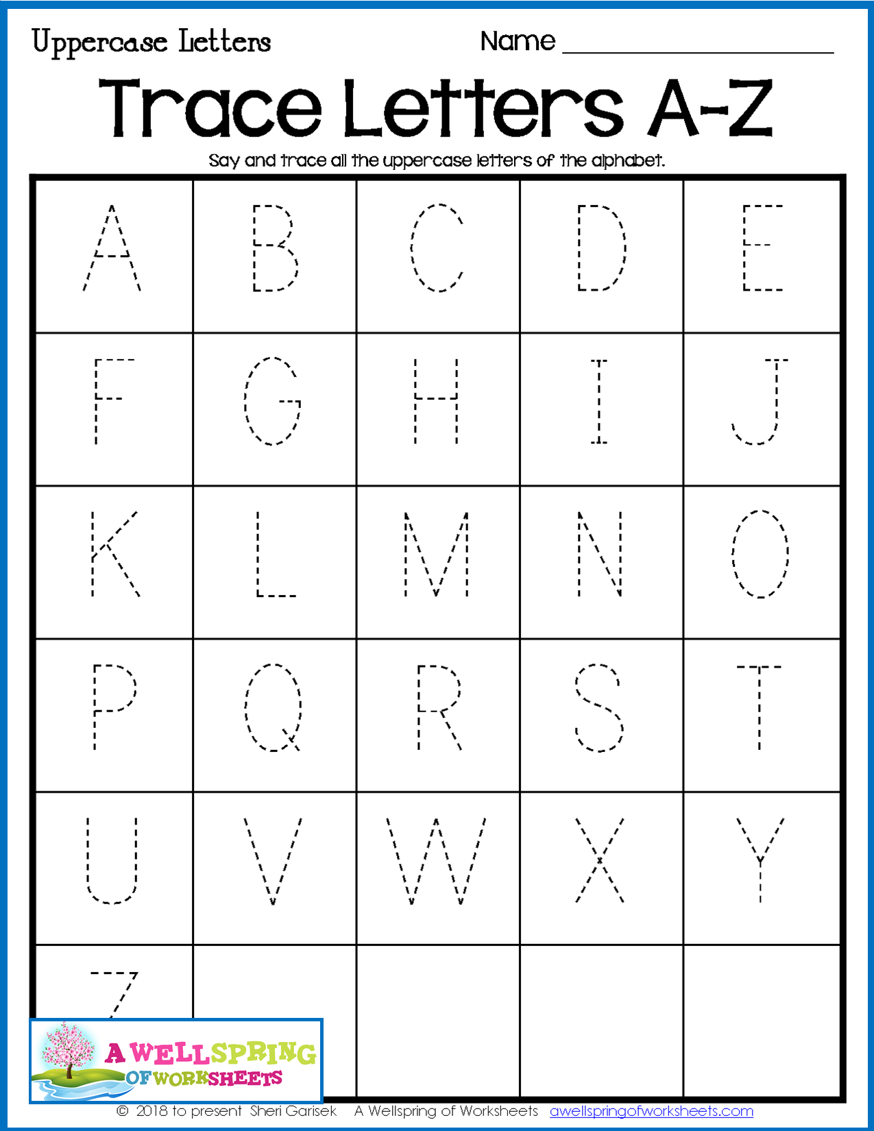 Capital Letters Worksheets Pdf