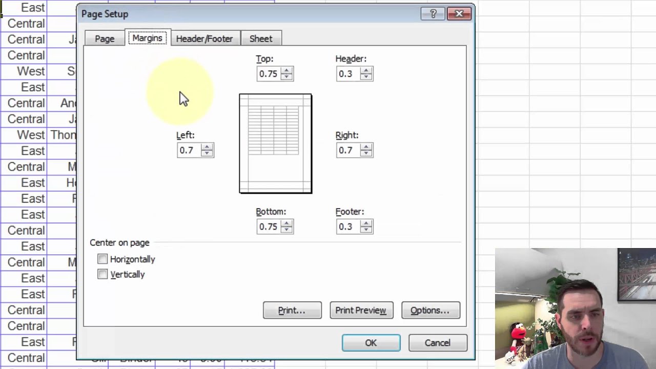 Center Excel Worksheet Horizontally with Ease