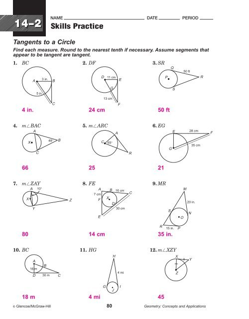 Central Angles Practice Worksheet Answer Key Made Easy