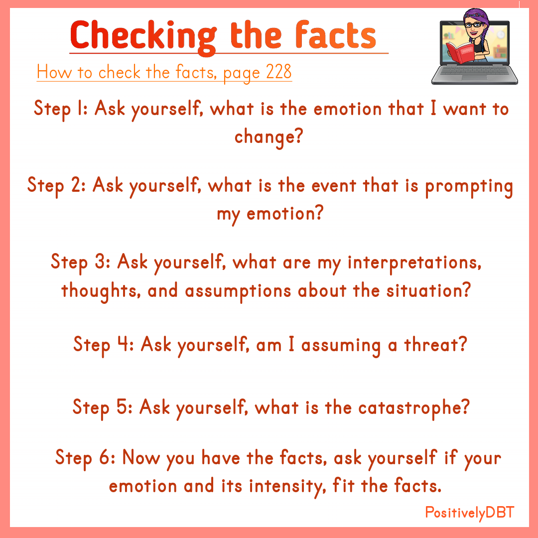 5 Ways to Check the Facts with Dbt Worksheet