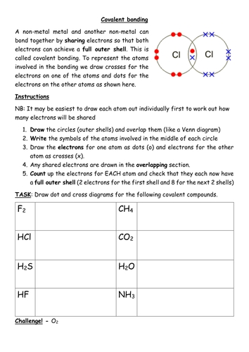 7 Ways to Master Chemical Bonding Worksheets