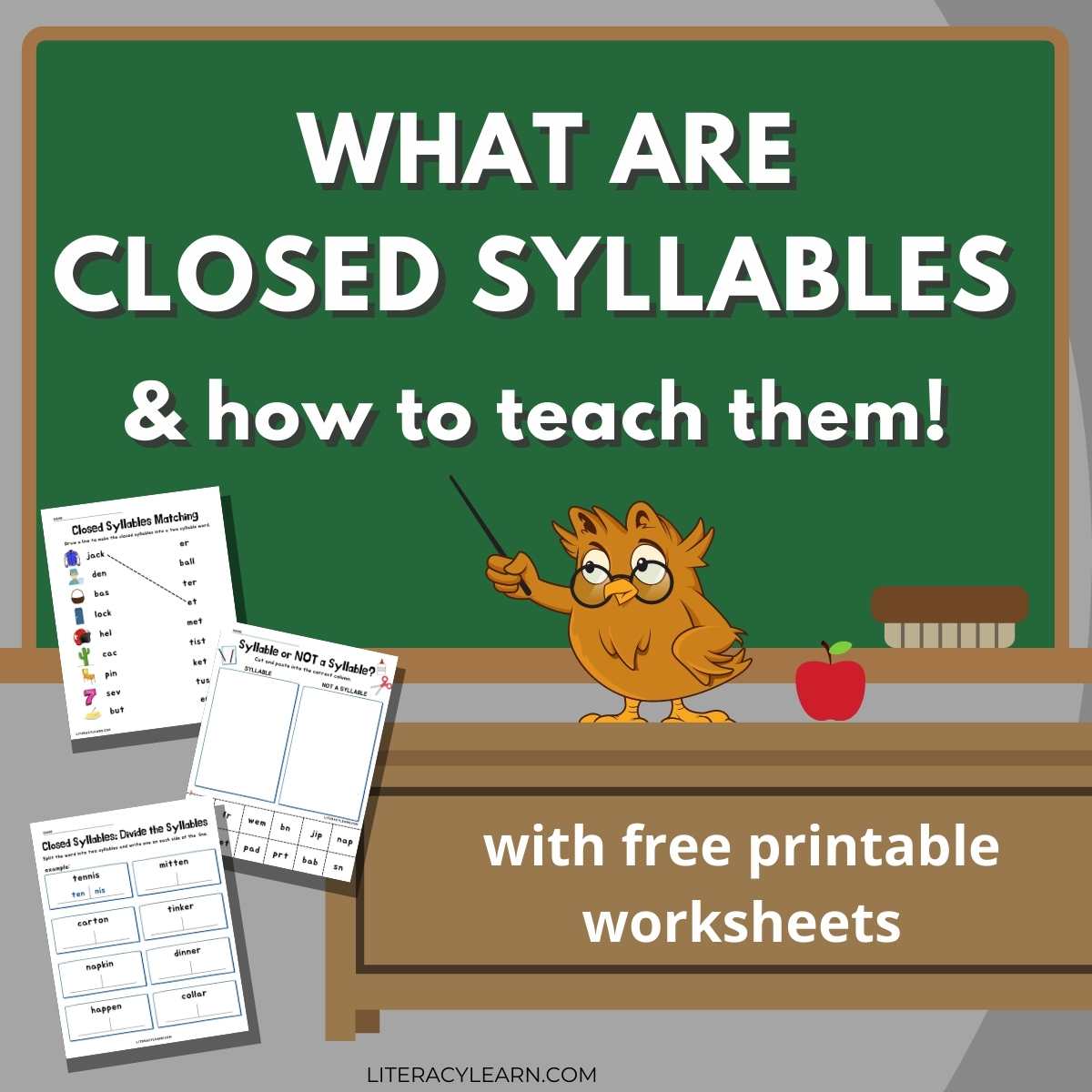 5 Ways to Master Closed Syllable Worksheets