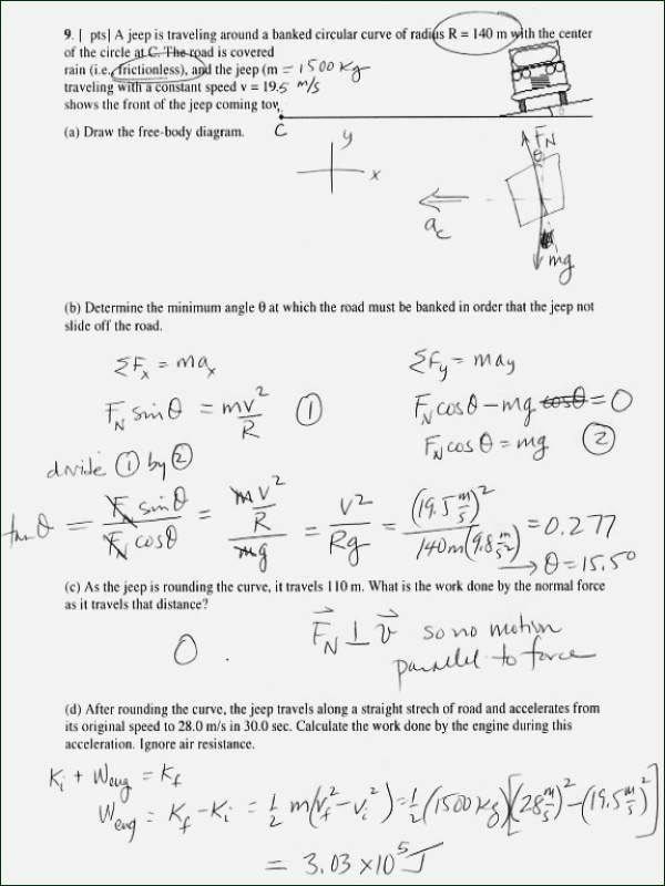 Collisions Worksheets With Answers