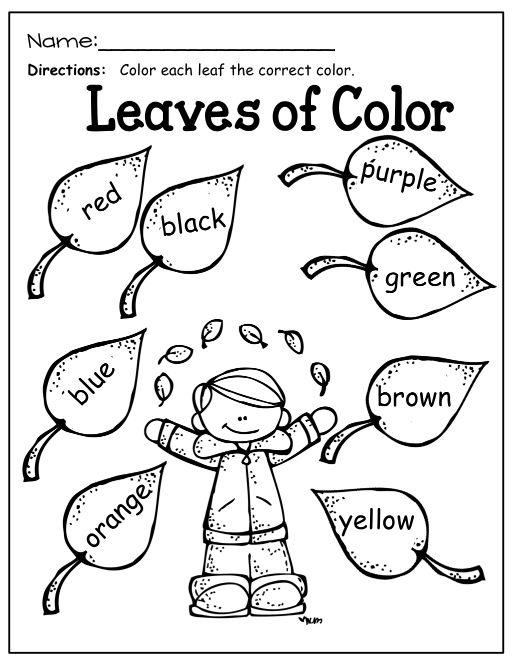 Color Worksheets For Preschool And Kindergarten Pdf Matthew Sheridan Amp 39 S School Worksheets