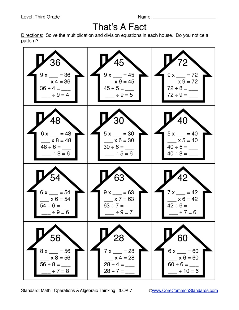 Common Core Worksheets Printable Common Core Worksheets