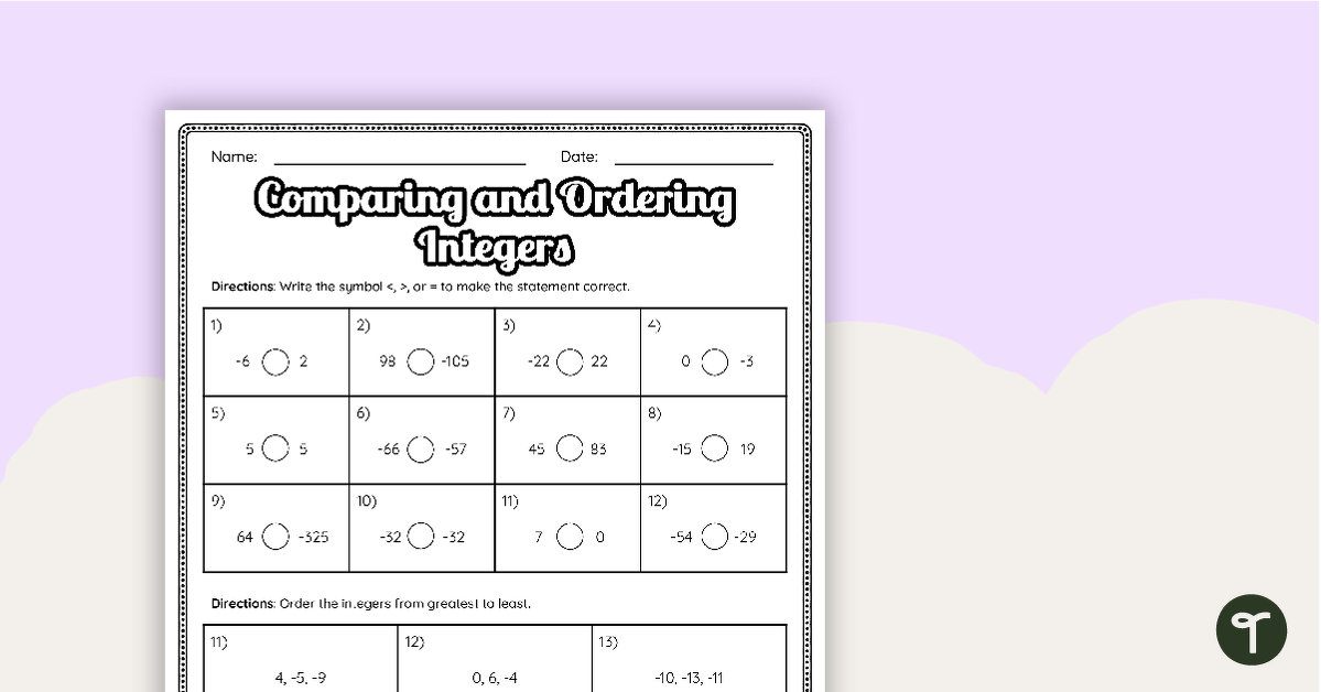 5 Ways to Compare and Order Integers