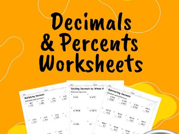 Compare Decimals Worksheet Pdf