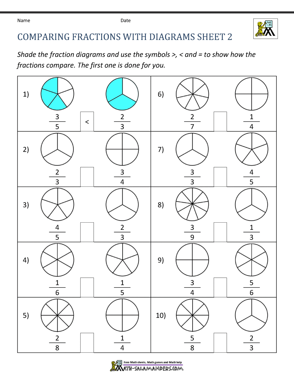 5 Easy Ways to Compare Fractions Using Benchmarks