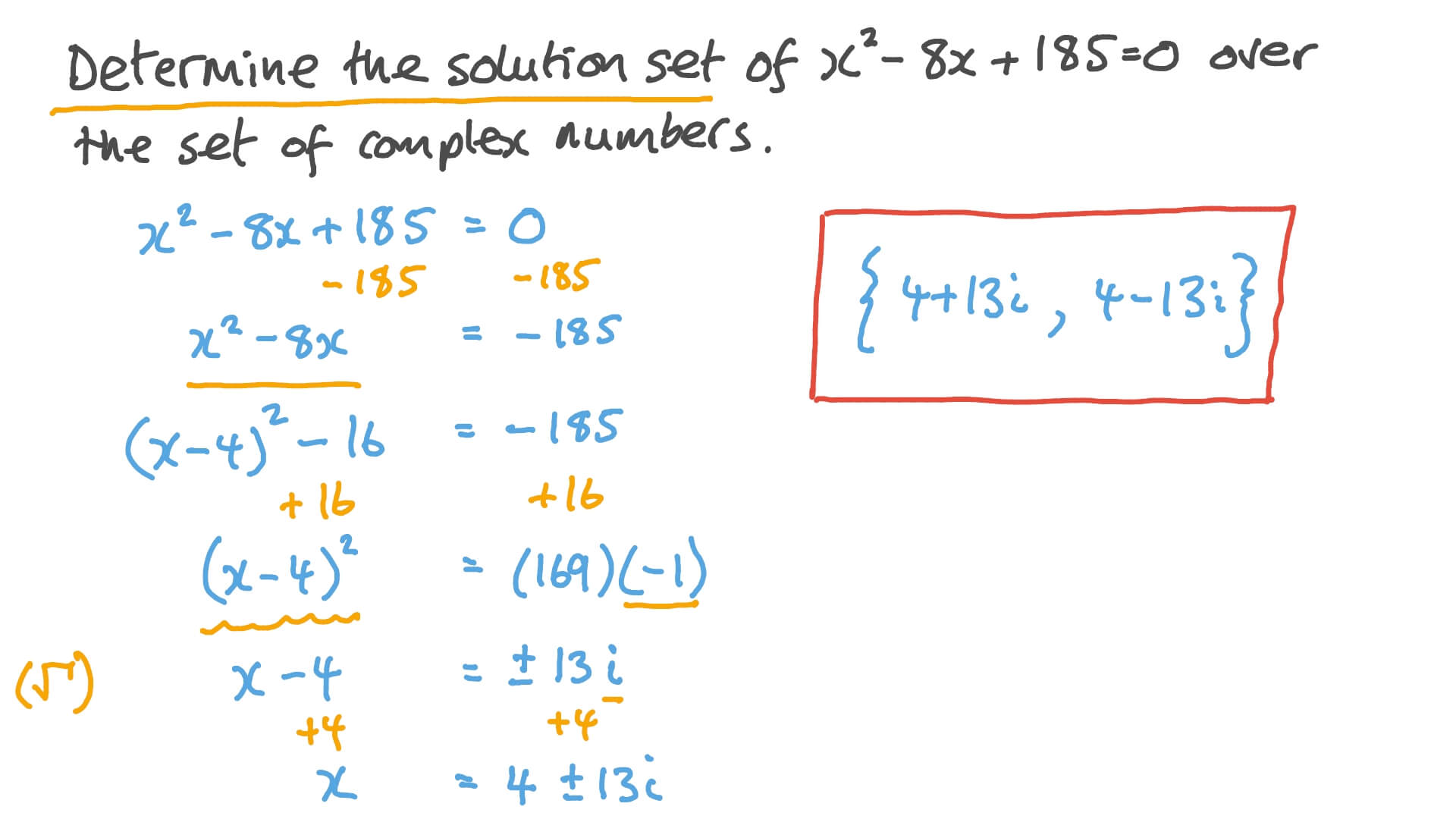 Complex Numbers Examples