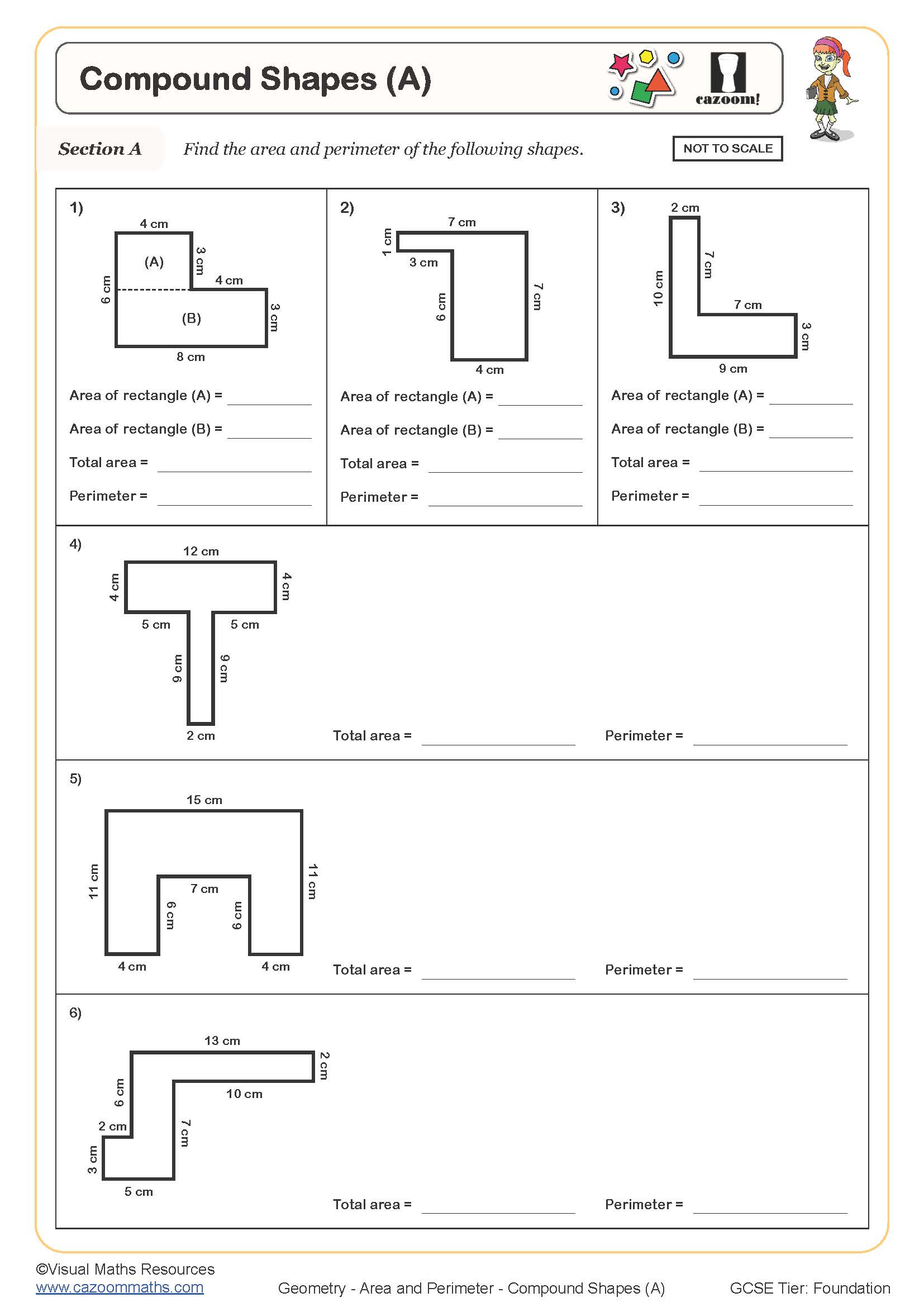 5 Ways to Master Compound Area Worksheets