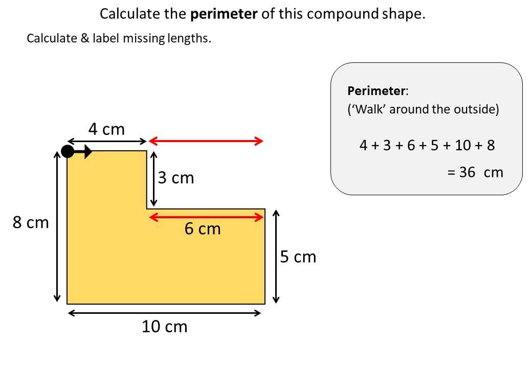 Compound Shapes Worksheet Answers Area And Perimeter Of Compound