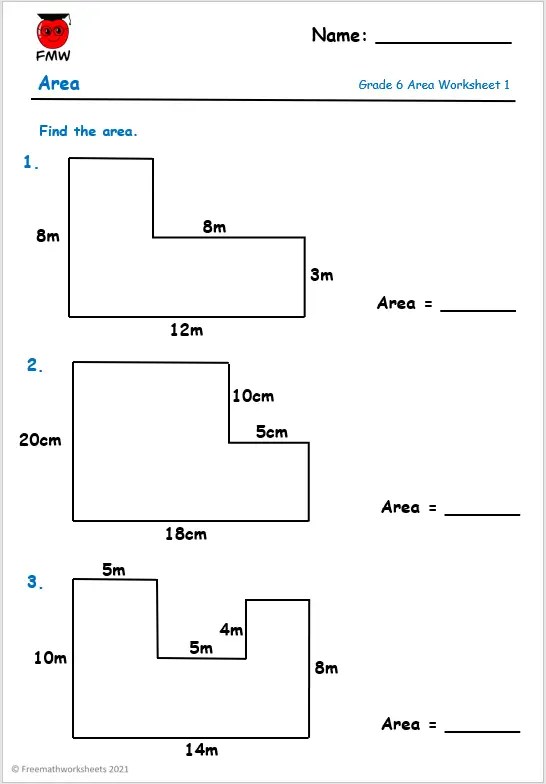 Compound Shapes Worksheet for Kids