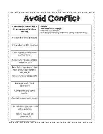 5 Ways to Manage Anger with Conflict Resolution Worksheets