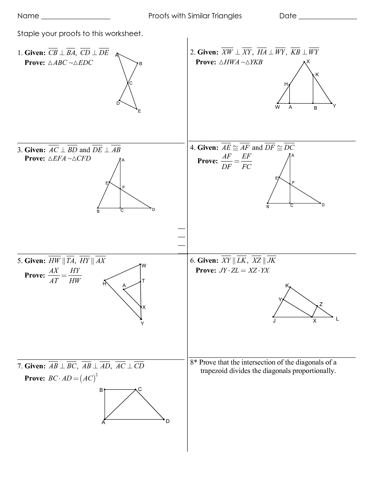 Congruent Triangle Proofs Made Easy