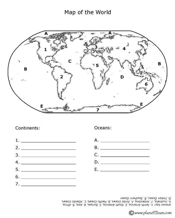 7 Ways to Master Continents and Oceans Map Skills