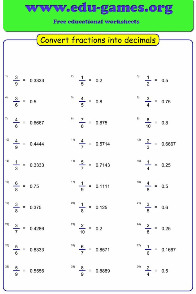 5 Easy Ways to Convert Fractions to Decimals