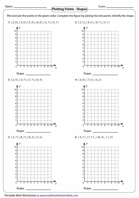 Coordinate Plane Worksheet for Math Success