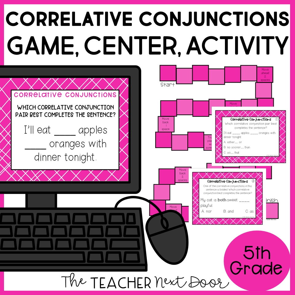 Correlative Conjunctions Worksheets for Kids to Practice Grammar