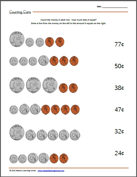 Counting Coins Practice For 3Rd Grade Myschoolsmath Com