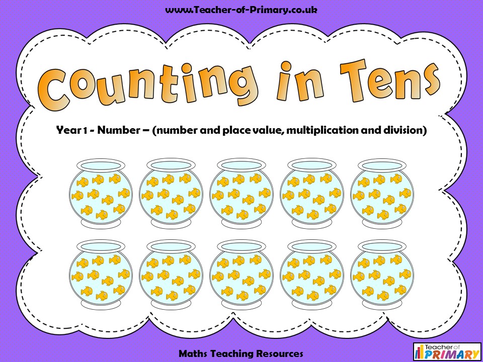 Counting In 10S Year 1 Teaching Resources