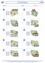 Counting Money Worksheets for 3rd Grade Students