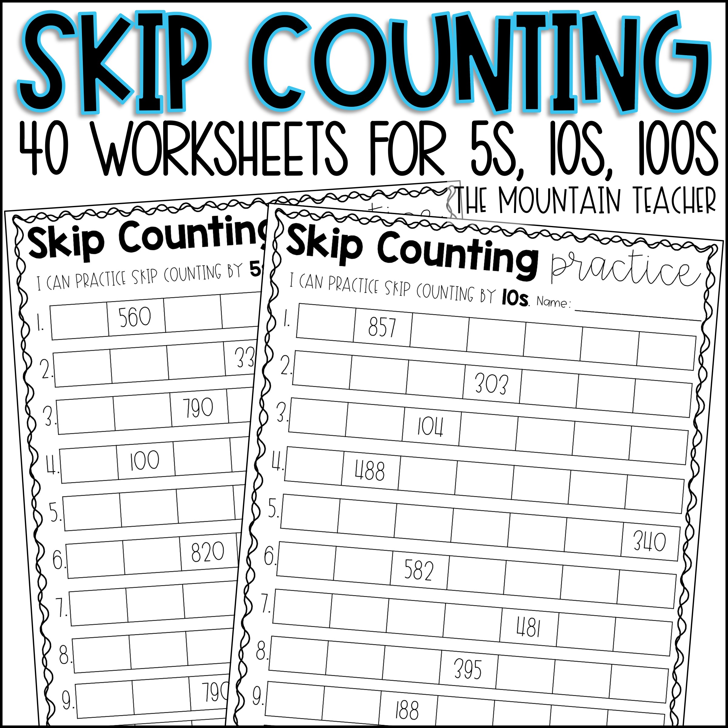 Counting Objects Worksheets 1 20