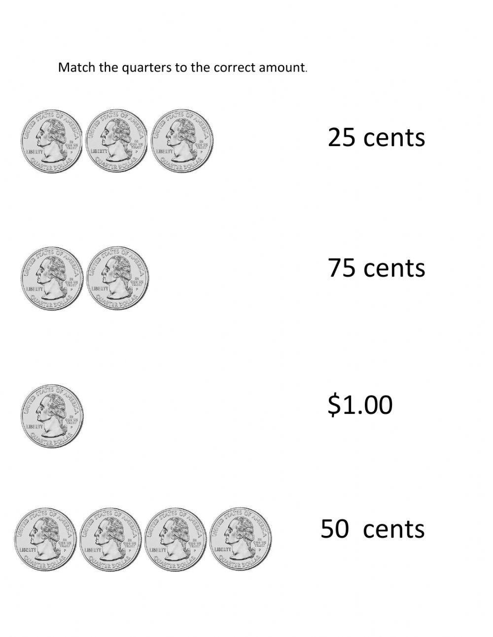 5 Ways to Master Counting Quarters Worksheets